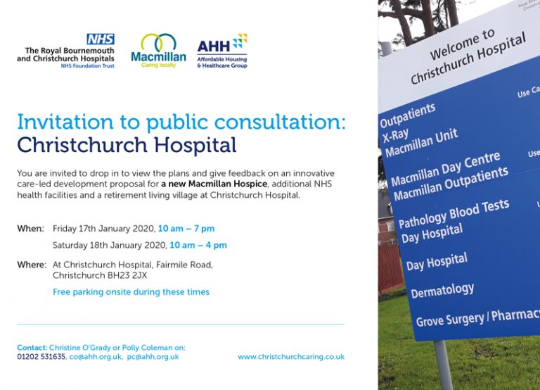 Invitation to public consultation: Christchurch Hospital – Macmillan ...